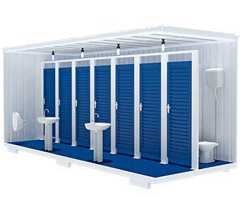 imagem meramente ilustrativa: Container Habitável Toalete